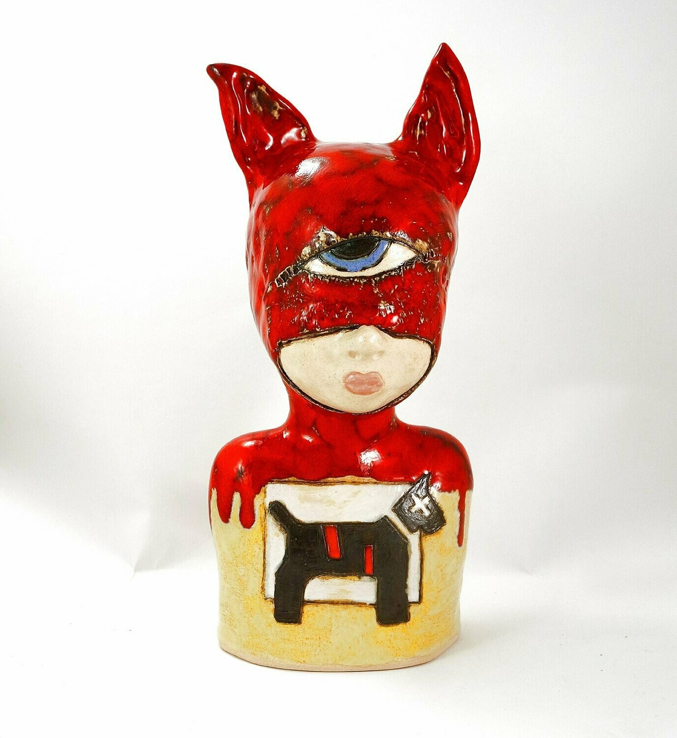 Ceramica scultura DOG