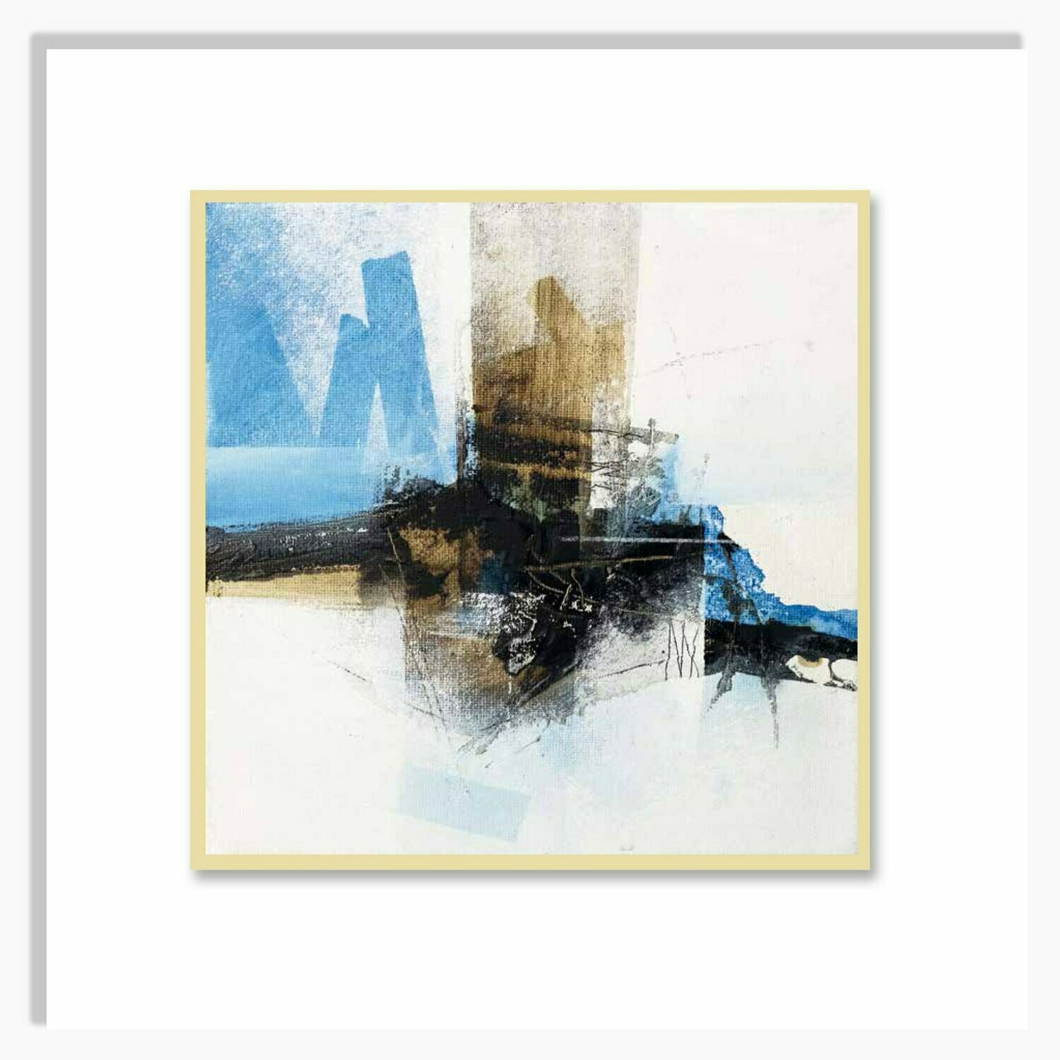 Juri Lorenzetti - mare d'inverno 1 - 20x20cm