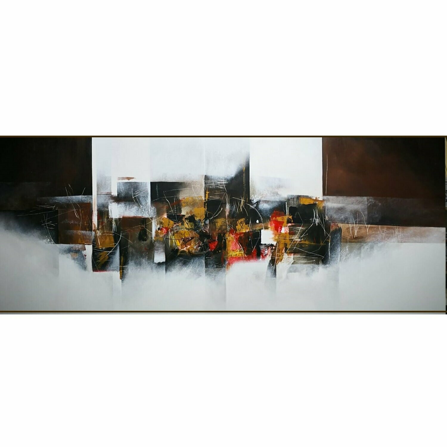 Juri Lorenzetti - tecnica mista su tavola 170x70cm