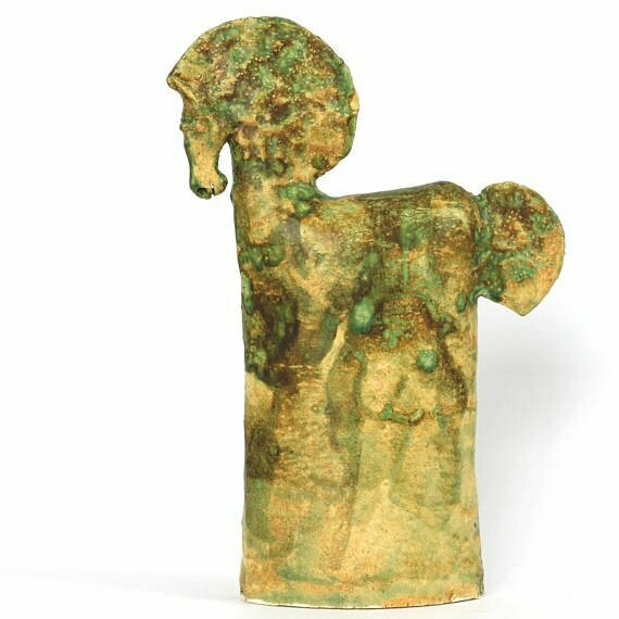 Scultura in ceramica Cavallo