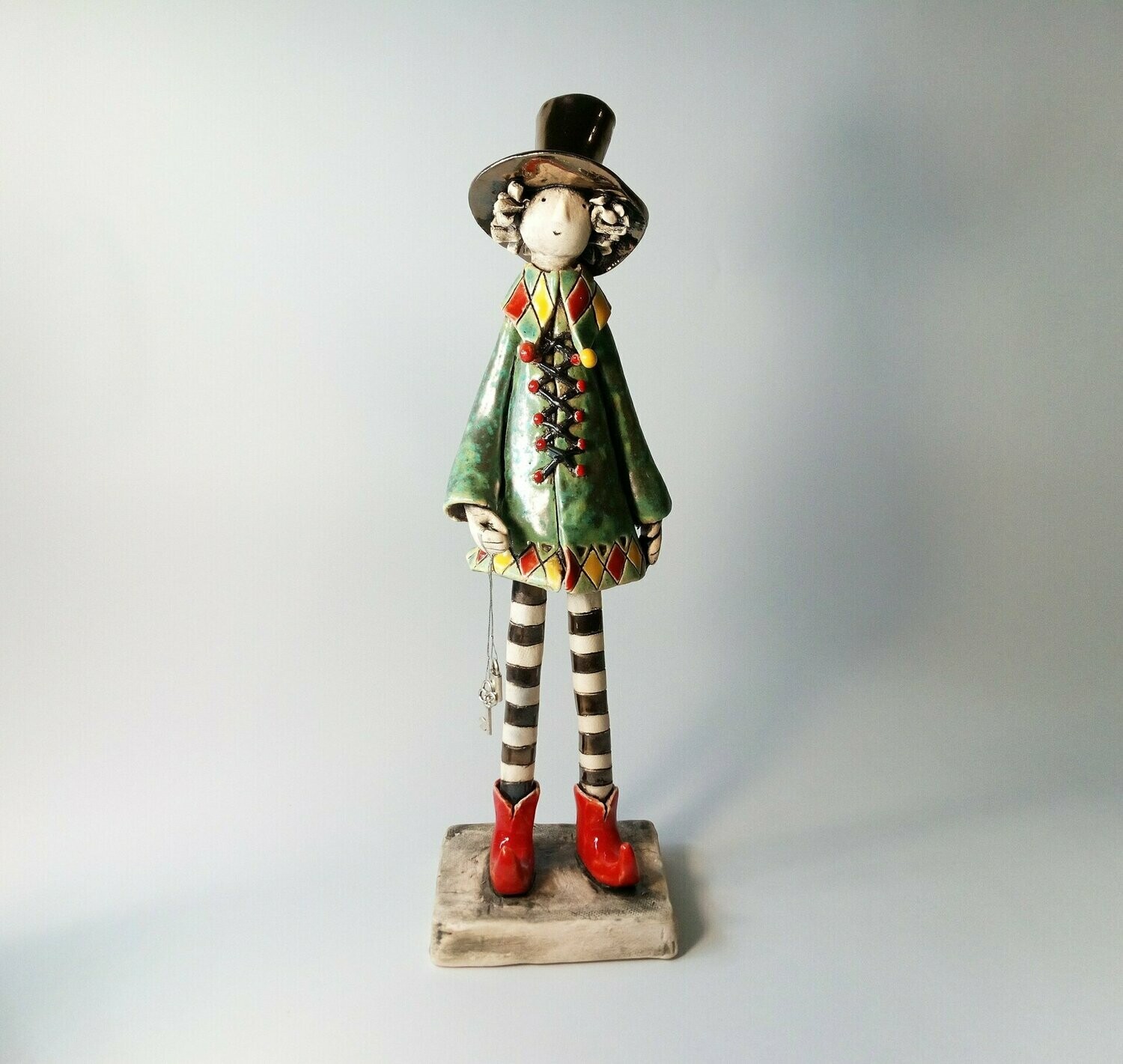 Scultura in ceramica Mago