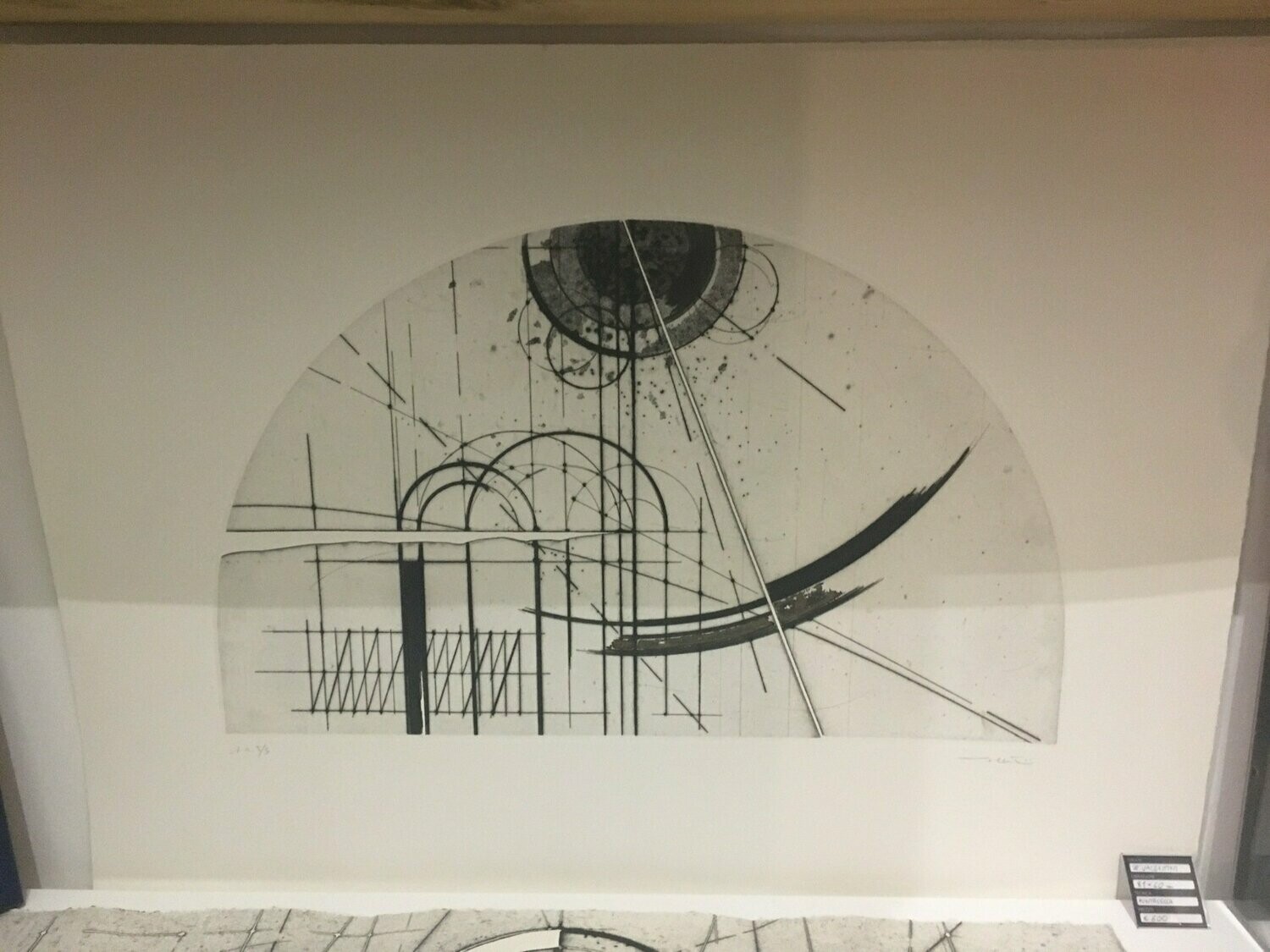 Walter Valentini - incisione 60x80 cm (arco)