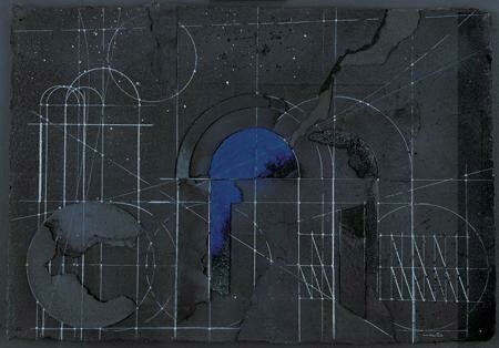 Walter Valentini - pezzo unico storico del 1988 70x100cm