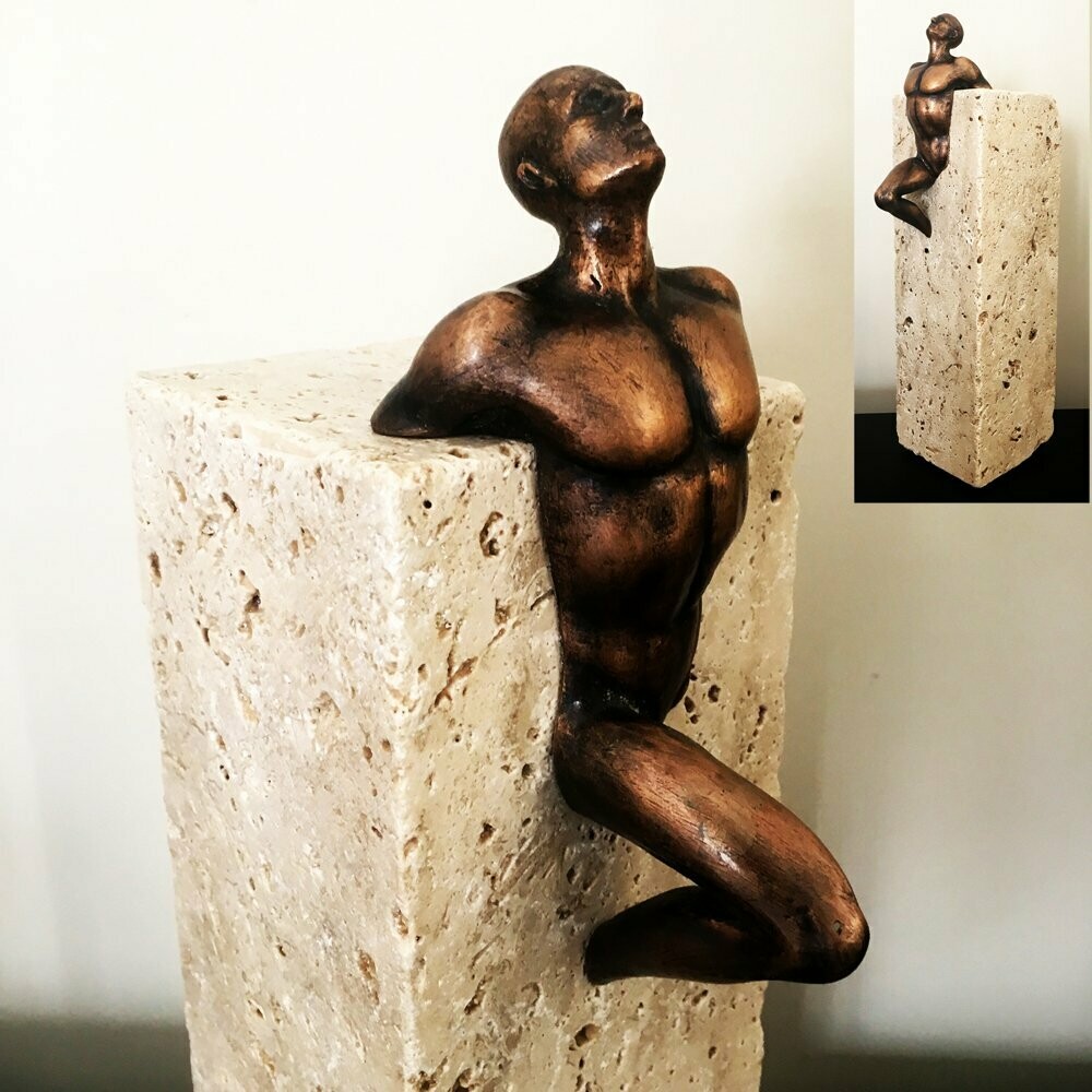 Andrea Giorgi - bronzo e marmo Escape - edizione 50