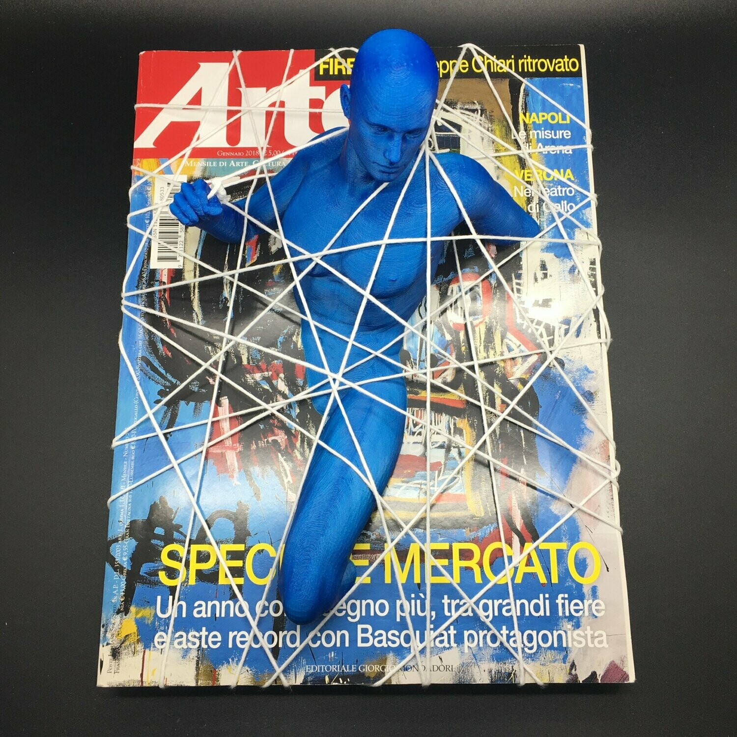Andrea Giorgi - escape from... Arte Mondadori (gennaio 2018) scultura da parete