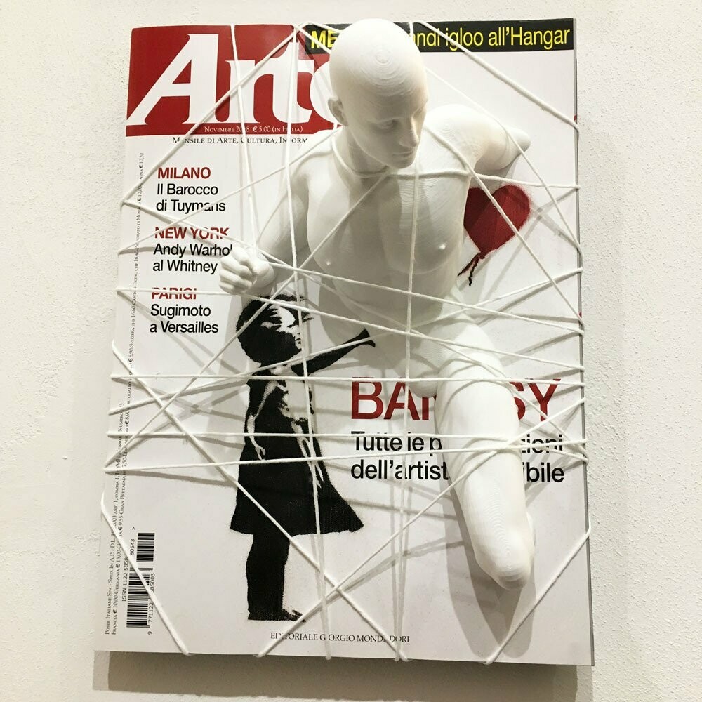 Andrea Giorgi - escape from... Arte Mondadori (novembre 2018) scultura da parete