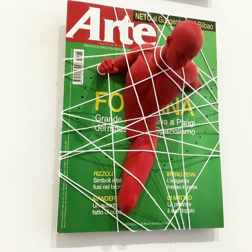 Andrea Giorgi - escape from... Arte Mondadori (aprile 2014) scultura da parete