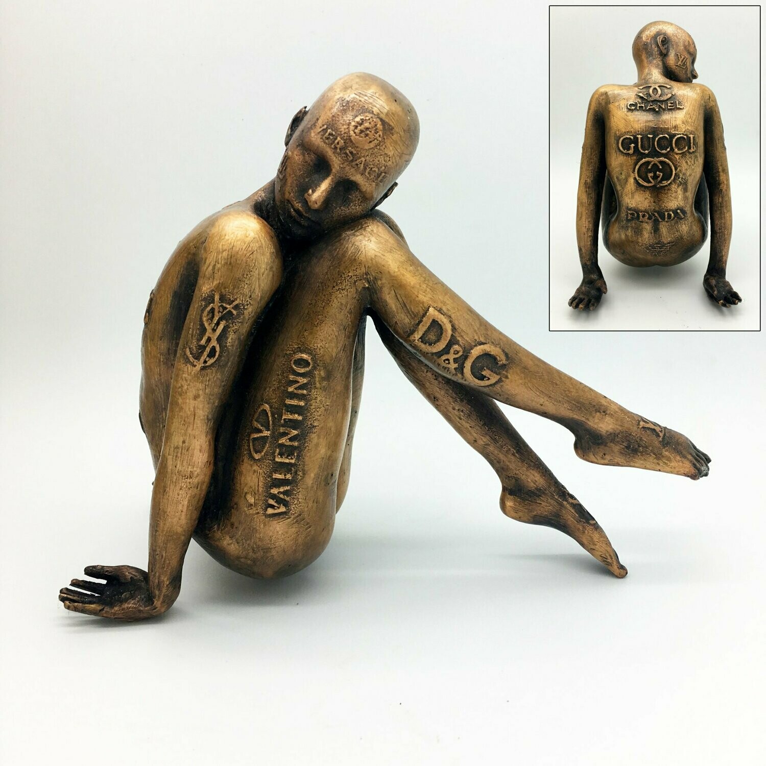 Andrea Giorgi - bronzo patinato Fashion addict A.P.