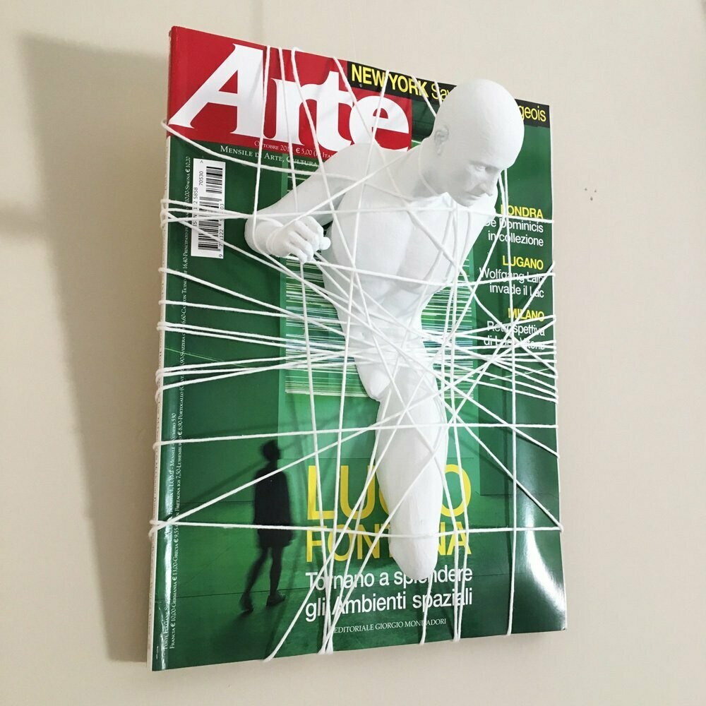 Andrea Giorgi - escape from... Arte Mondadori (novembre 2017) scultura da parete