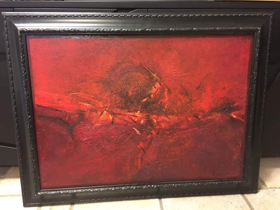 Salvatore Provino "Senza titolo" olio su tela 70x50 cm