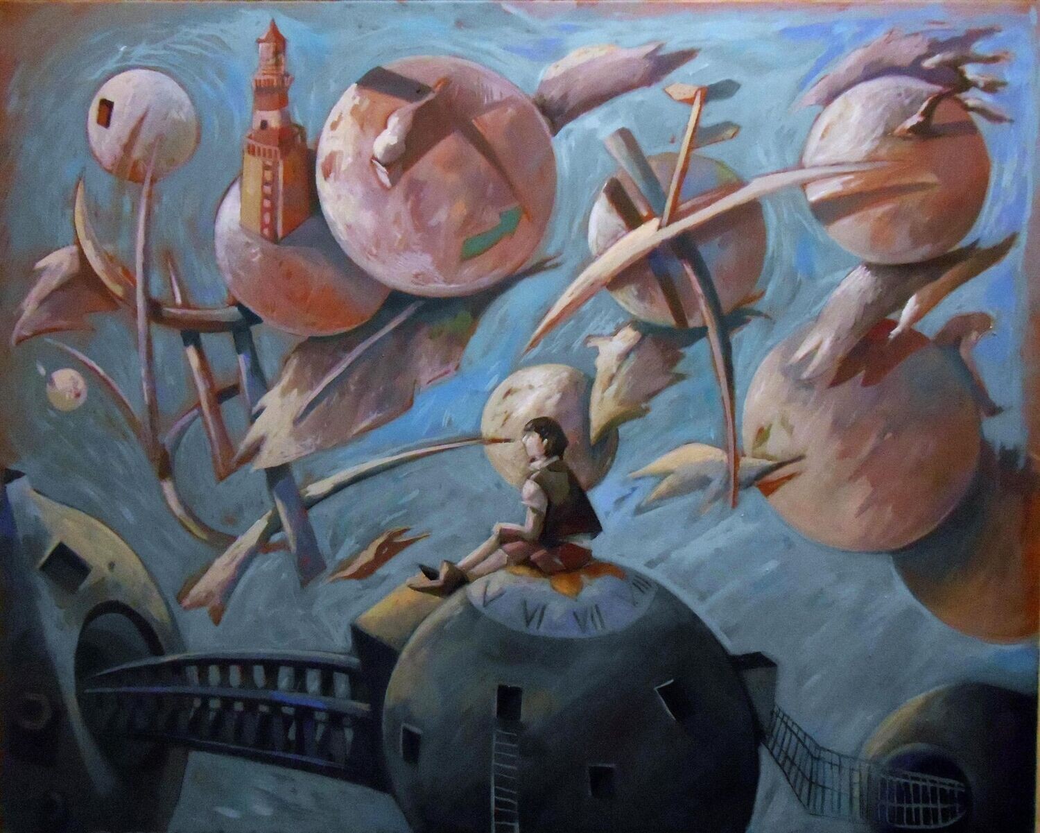 Carloni Alessandra - 20 nuovi mondi - 100x80cm