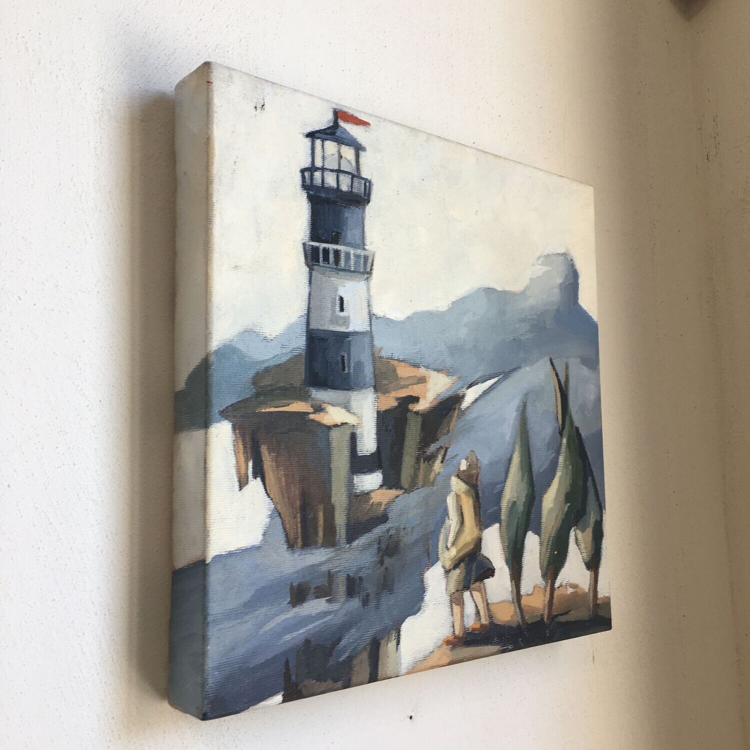 Carloni Alessandra - la strada per l'immaginazione - 30x30cm