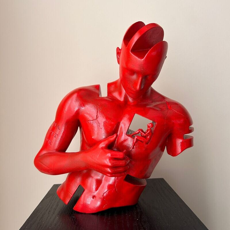Andrea Giorgi "Omnia vincit amor" rosso lucido