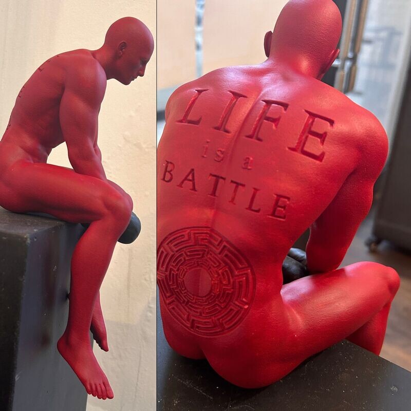 Andrea Giorgi "Life is a battle" taglia media