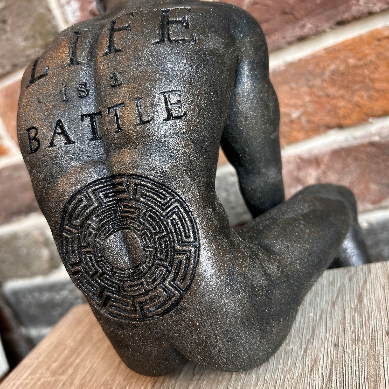 Andrea Giorgi "Life is a battle" taglia media