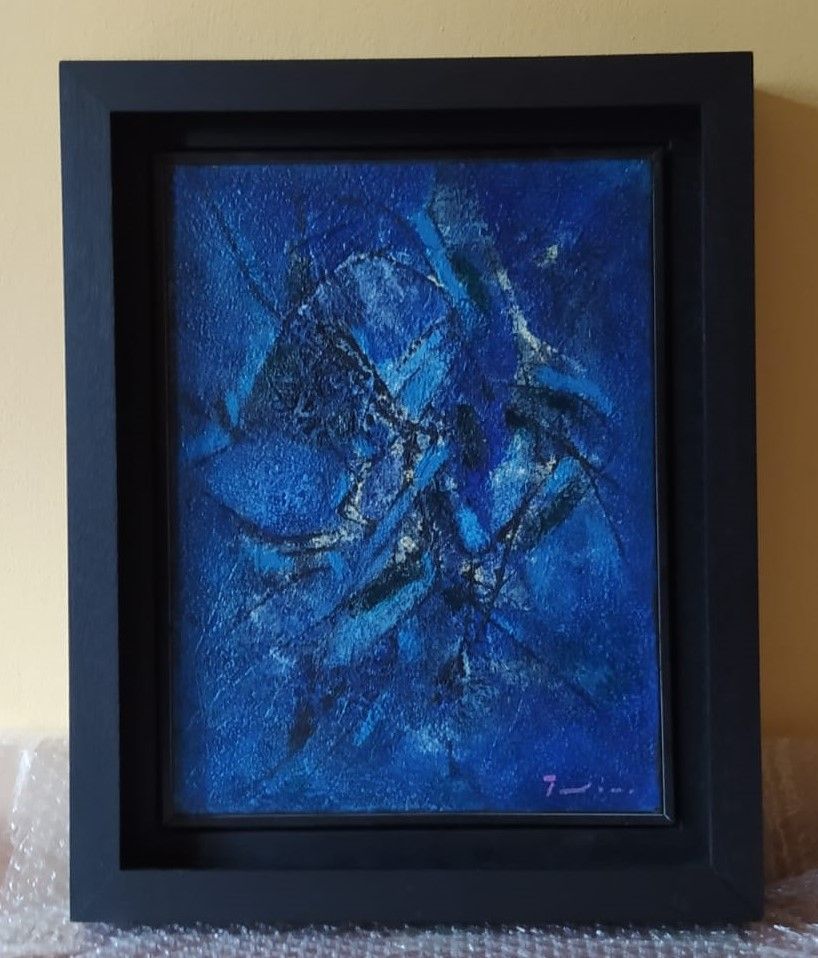 Salvatore Provino "In fondo II" olio su tela 40x30 cm del 2012