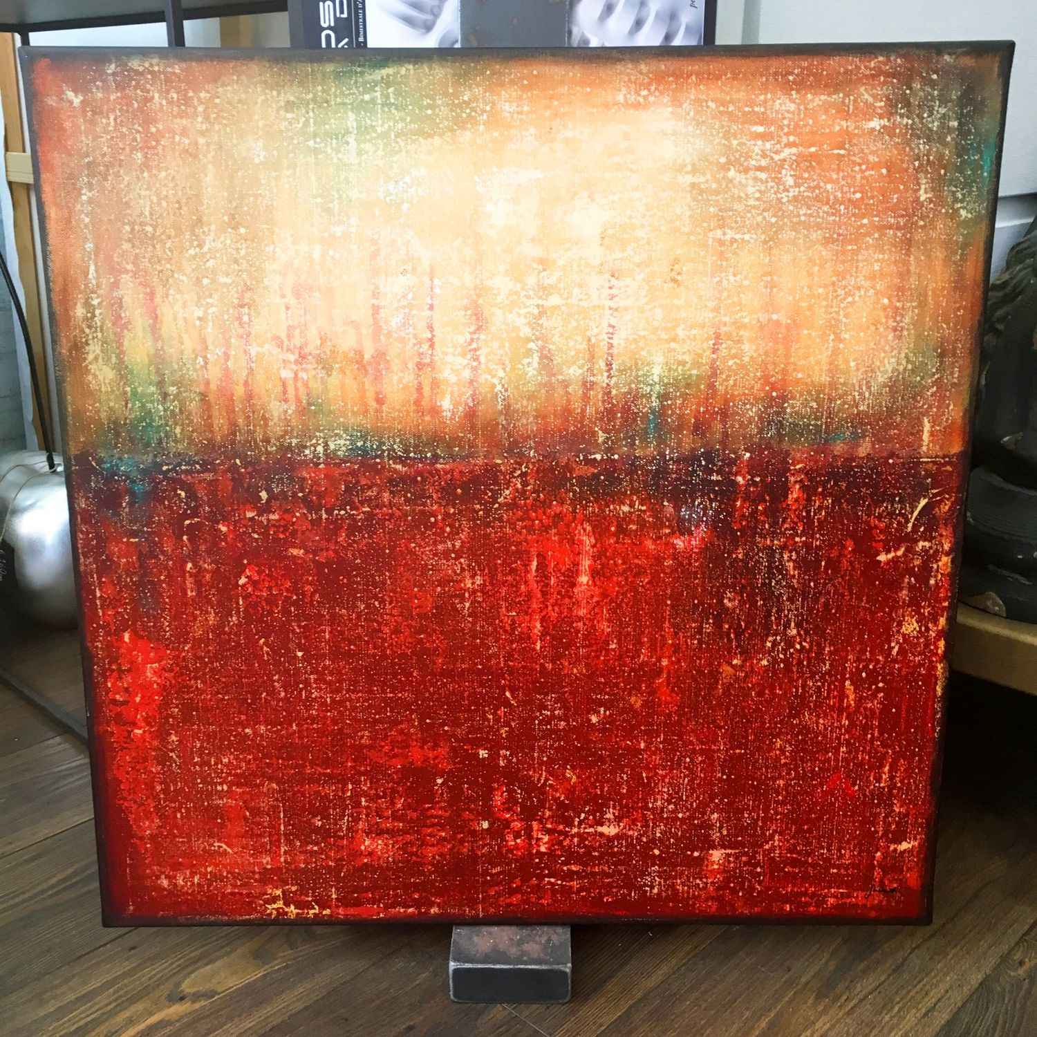 Stella Hettner - vintage roses - 70x70cm