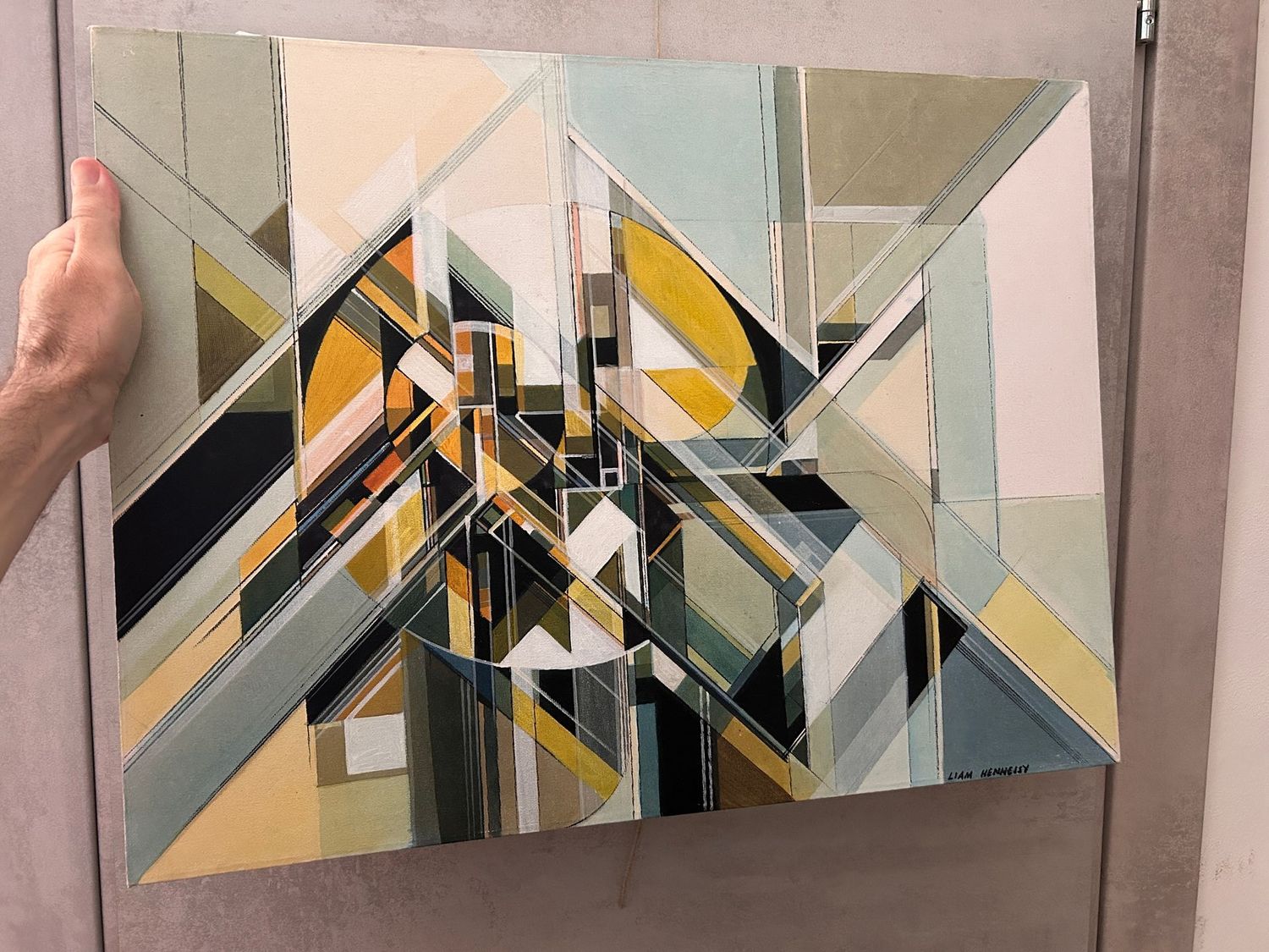 Liam Hennessy 61x46cm acrilico su tela