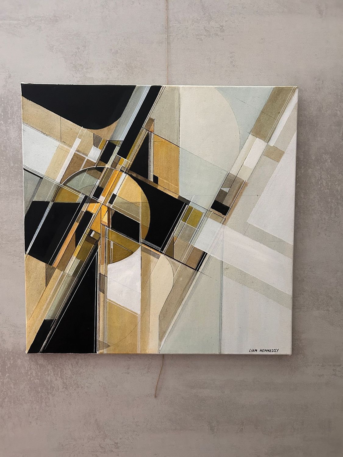 Liam Hennessy 50x50cm acrilico su tela