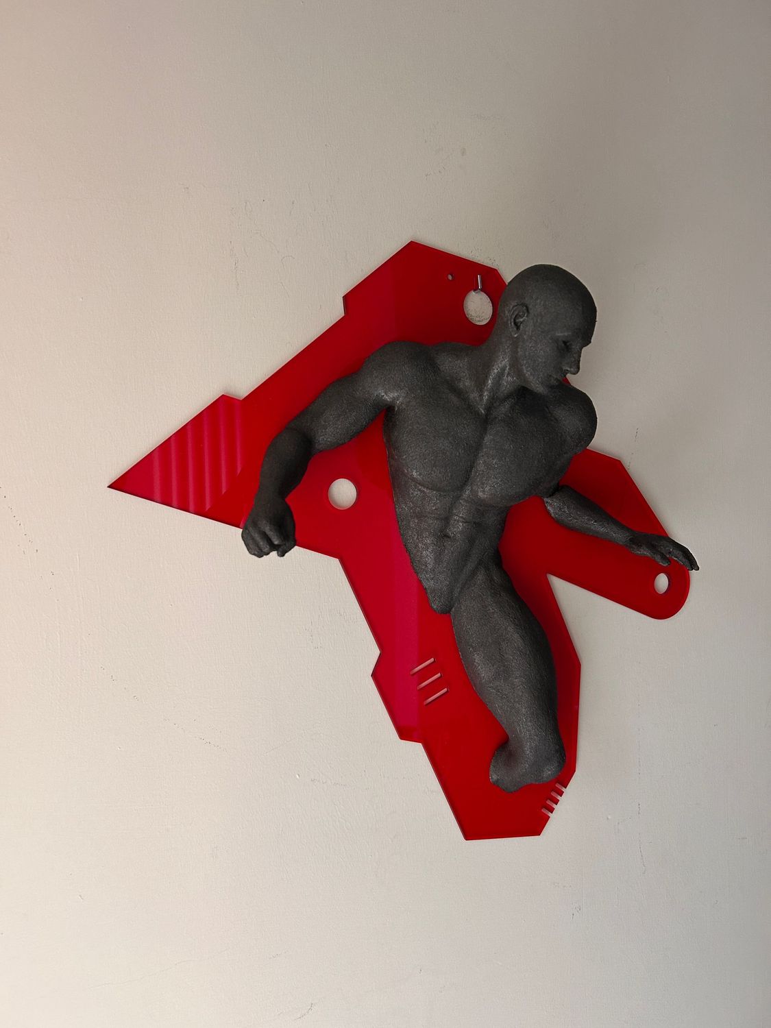 Andrea Giorgi - "Warrior" su plexiglass