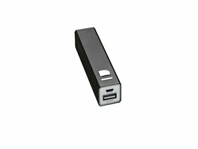 Powerbank 2200mAh aus Metall inkl. Ladekabel