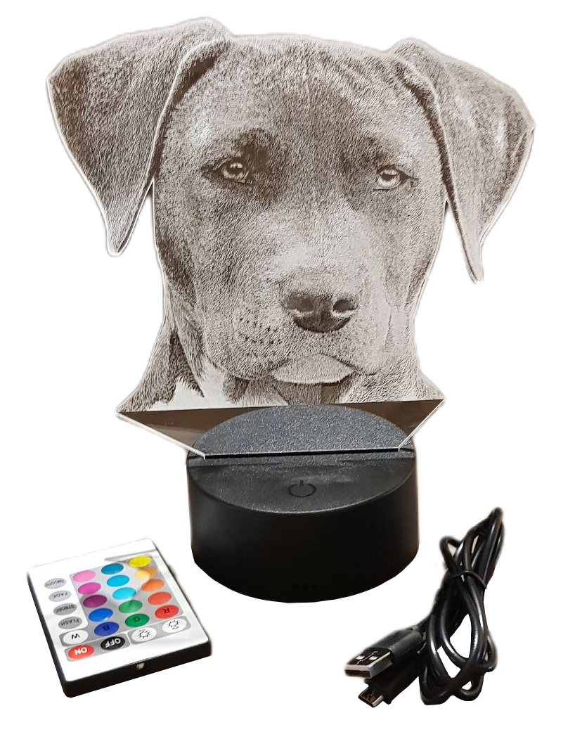 Personalisierte Acryl Lampe (komplett)