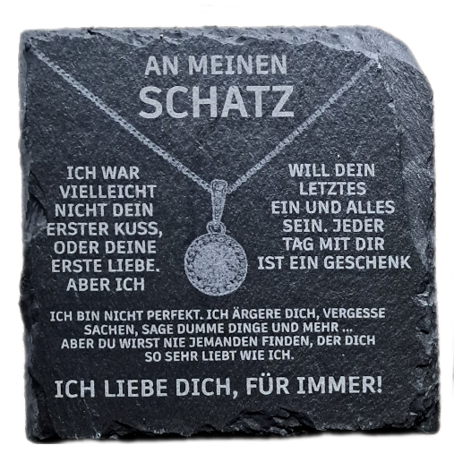 Schiefer Untersetzer