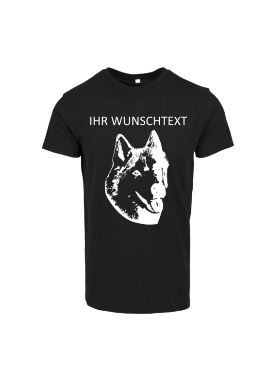 Personalisiertes T-Shirt Größe S schwarz/weiß men