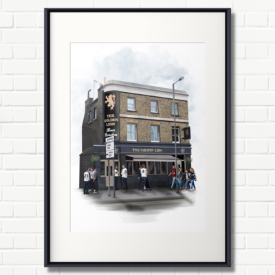 Golden Lion - A4 Print Golden Lion - A4 Print