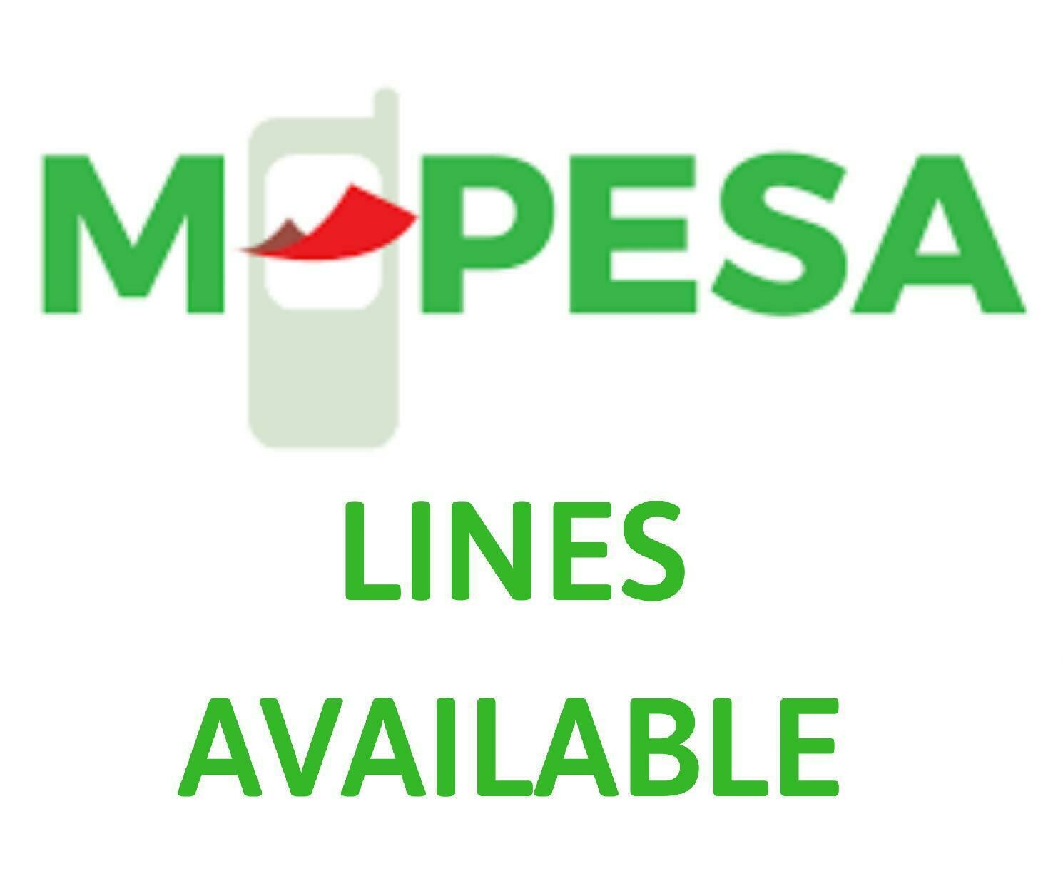 MPESA AGGREGATED LINES.