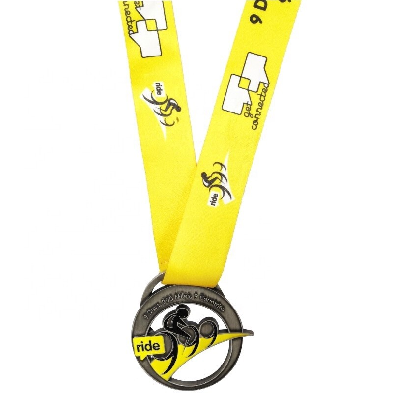 Custom Ride Sports medals from china medal factory