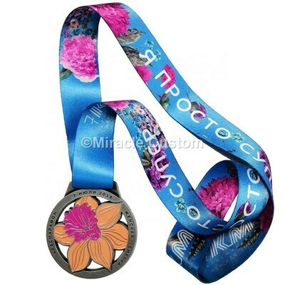 Custom Russian Marathon Sports medals
