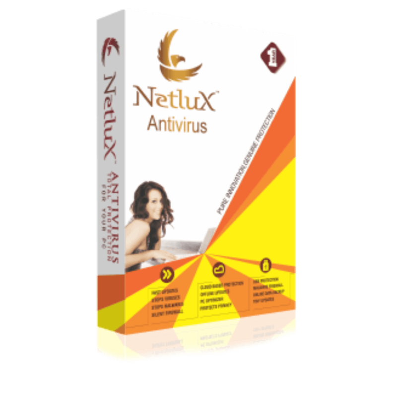 NETLUX ANTIVIRUS @ Rs.450/- ONWARDS