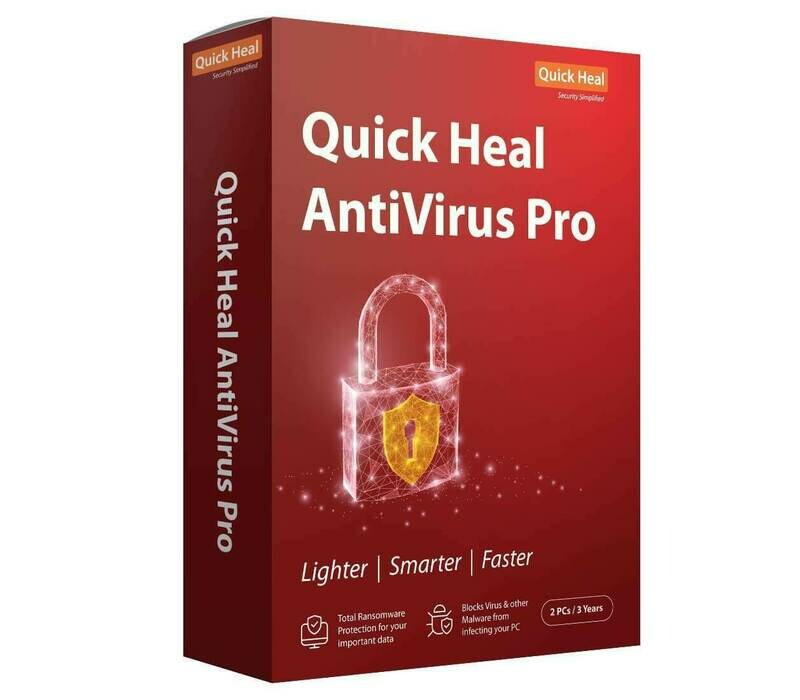 QUICK HEAL ANTIVIRUS PRO - NEW LICENSE KEY @ Rs.525/- ON-WARDS