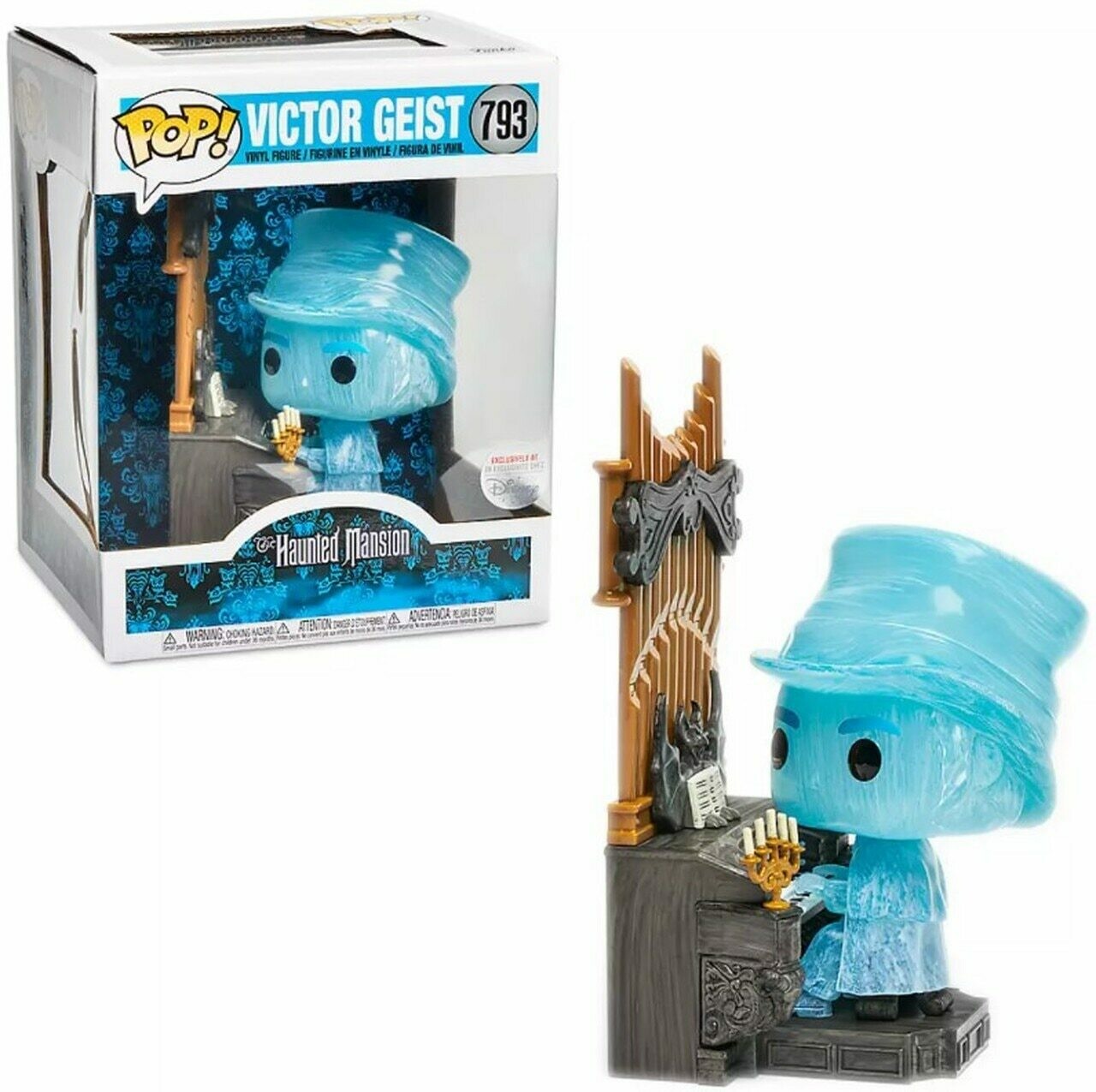 Funko Pop! Victor Geist Fantasma con organo (Exclusivo) - La Mansion Encantada (Disney)