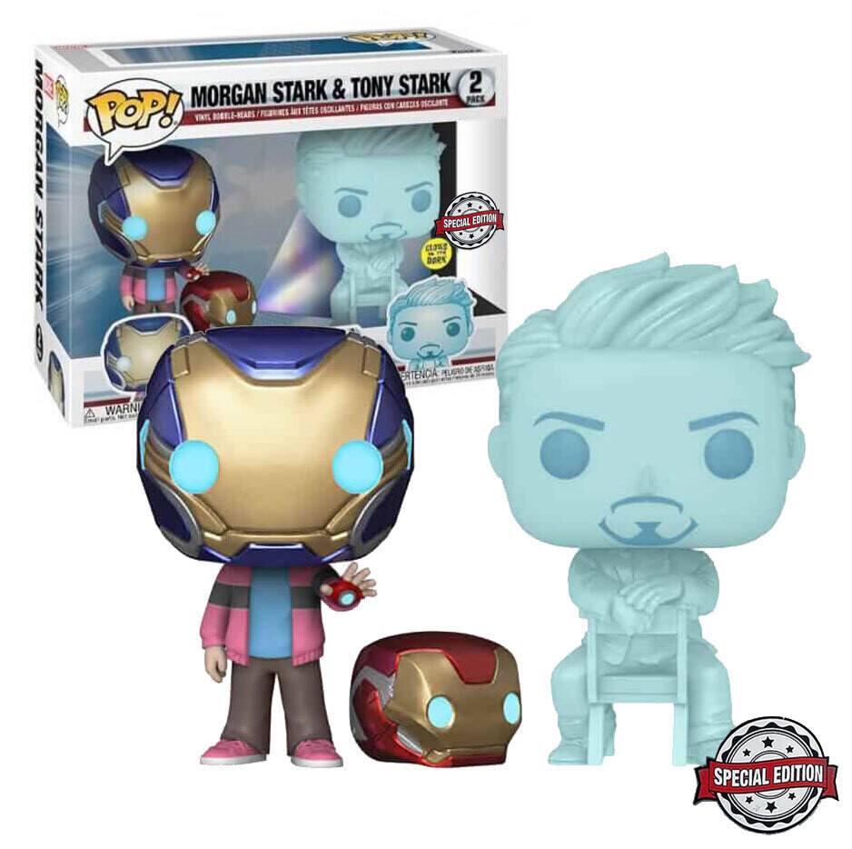 Funko Pop! Morgan Stark & Tony Stark (glow in the dark) - Avengers (Marvel)