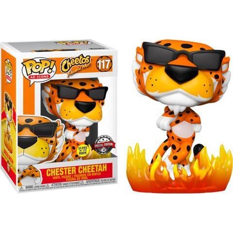 Funko Pop! Cheetos - Chester Cheetah with Flames Glow in the Dark