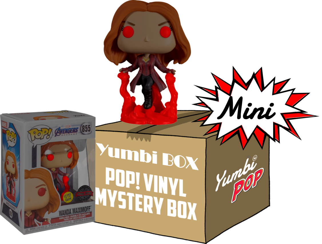 Mini Yumbi-Mystery Box Wanda Maximoff Glows in the Dark + 2 Pop!