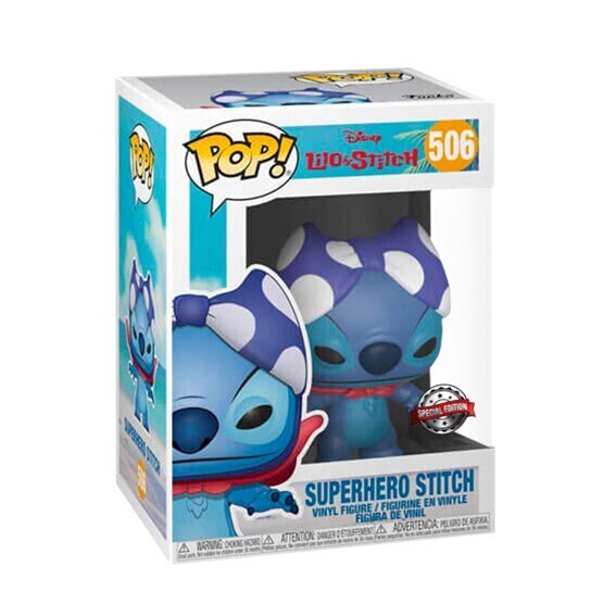 (Caja dañada) Funko Pop! Superhero Stitch - Lilo & Stitch