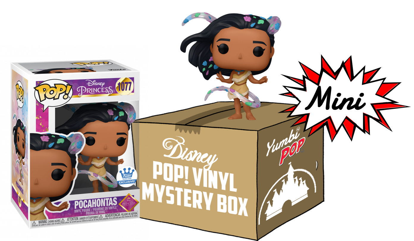Mini Yumbi-Mystery Box Pocahontas (EXC) + 2 pop! Disney