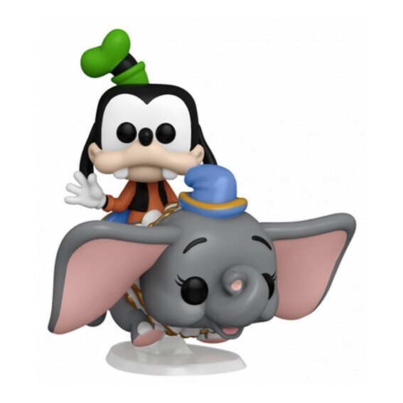 Funko Pop! Rides Goofy at the Dumbo the Flying Elephant Attraction Mickey Mouse at the Space Mountain Attraction - Walt Disney World 50th