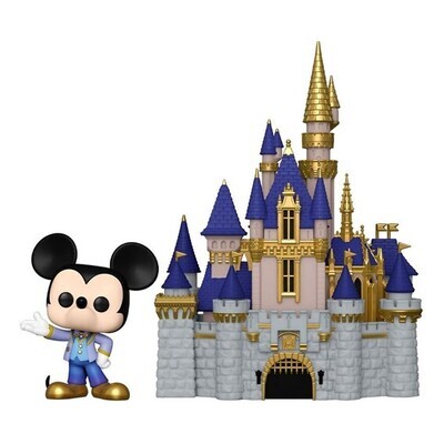 Funko Pop! Town Cinderella Castle and Mickey Mouse - Walt Disney World 50th
