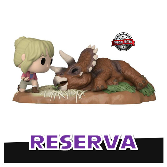 Funko Pop! Moment Dr. Sattler with Triceratops (Special Edition) - Jurassic Park