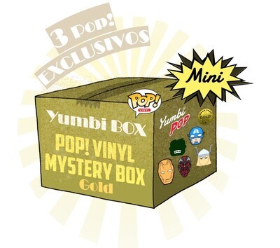 Mini-Yumbi Mystery Box GOLD Temática - Marvel (3 POP! EXCLUSIVOS)