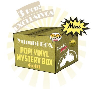 Mini-Yumbi Mystery Box GOLD Temática - Disney (3 POP! EXCLUSIVOS)