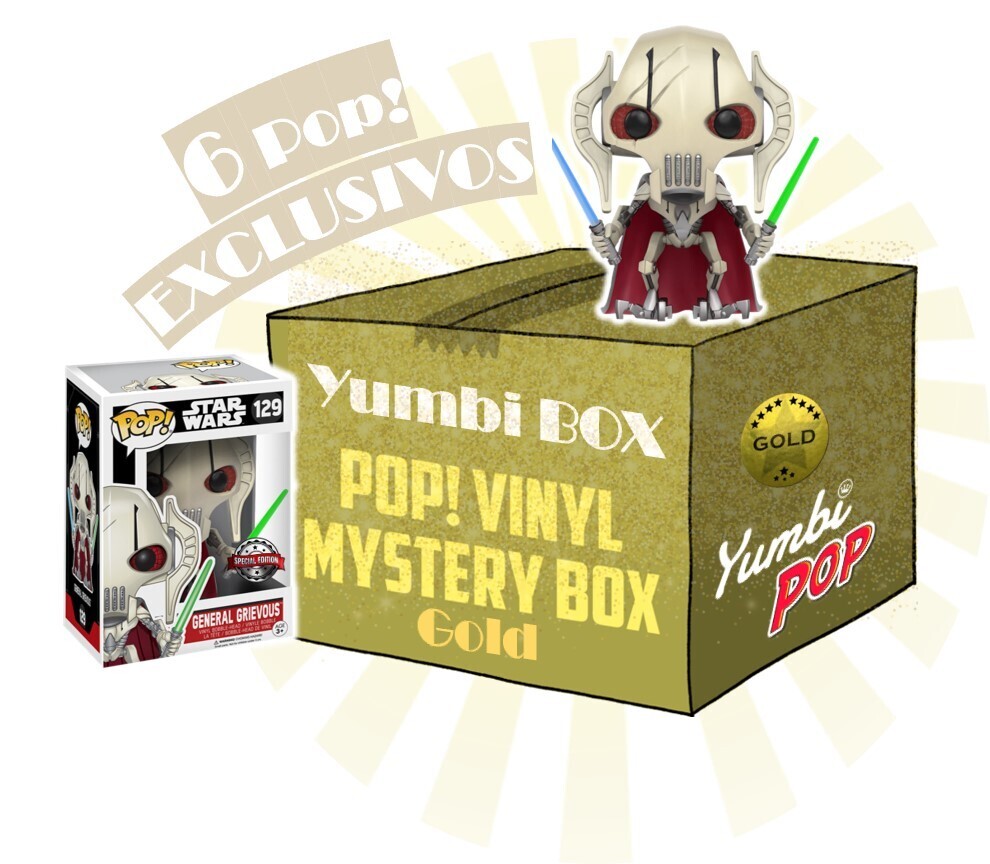Yumbi Mystery Box GOLD - General Grievous (Special Edition) + 5 POP! EXCLUSIVOS