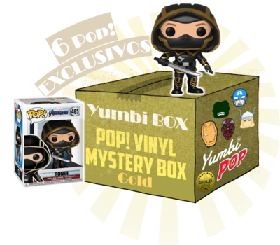 Yumbi Mystery Box GOLD - Ronin (Special Edition) + 5 POP! EXCLUSIVOS de Marvel