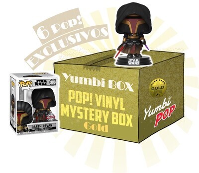 Yumbi Mystery Box GOLD - Darth Revan (Special Edition) + 5 POP! EXCLUSIVOS