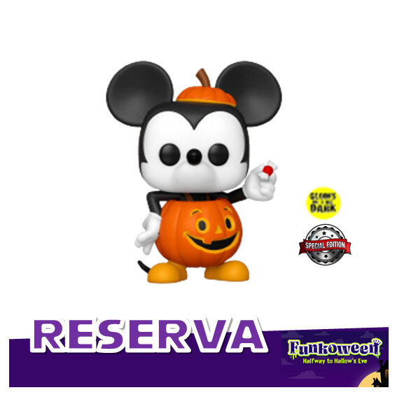 Funko Pop! Mickey Mouse (Glow in the Dark) - Trick or Treat Disney