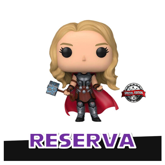 Funko Pop! Mighty Thor sin casco (Special Edition) - Thor Love and Thunder Marvel